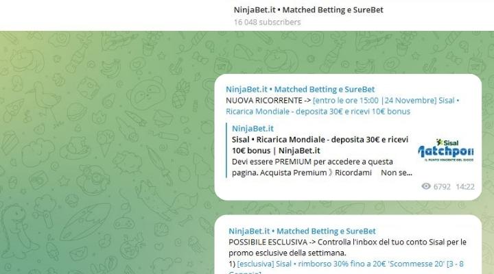 bonus-sisal-ninjabet-matched-betting-scommesse-online-betfair-dove-trovare