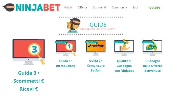 bonus-benvenuto-ninjabet-matched-betting-scommesse-online-betfair-deposita-scommetti